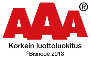 AAA-logo-2018-FI-Bisnode-korkein luottoluokitus